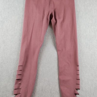 Abercrombie & Fitch Leggings Ankle Womens Size XS Purple Stretch Ripped Style